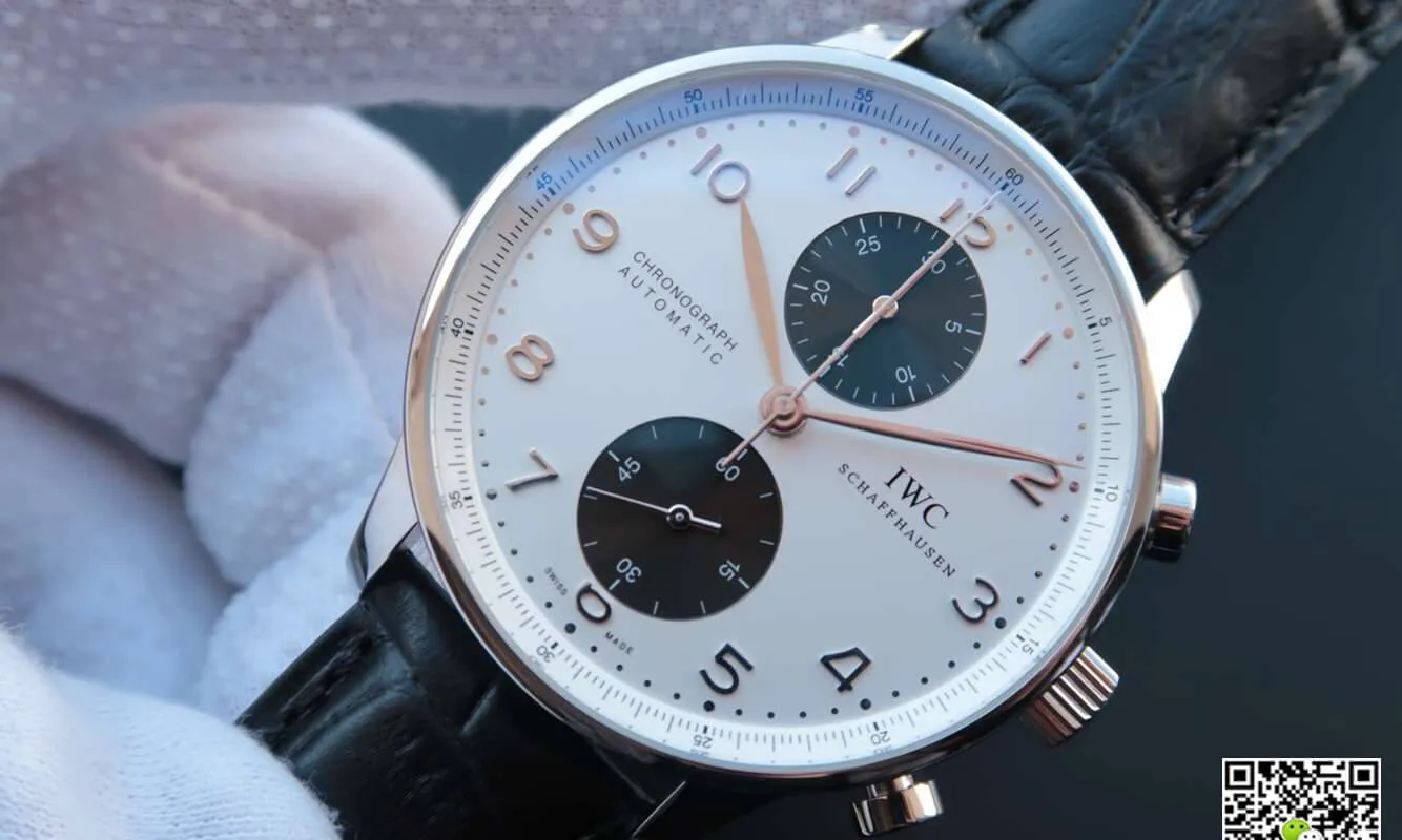 IWC Portugieser IWC371411 ZF Factory 1:1 Best Edition Replica Watch V7 Stainless Steel Bezel