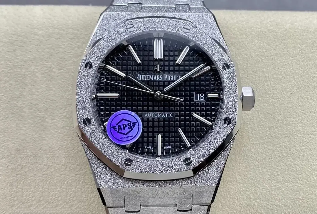 Audemars Piguet Royal Oak 15410 APS Factory 1:1 Best Edition Replica Watch Titanium Black Dial
