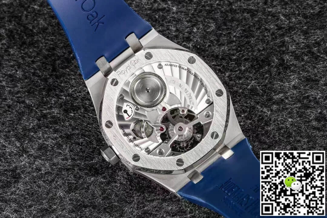 Audemars Piguet Royal Oak Tourbillon R8 Factory 1:1 Best Edition Replica Watch V3 Rubber Strap