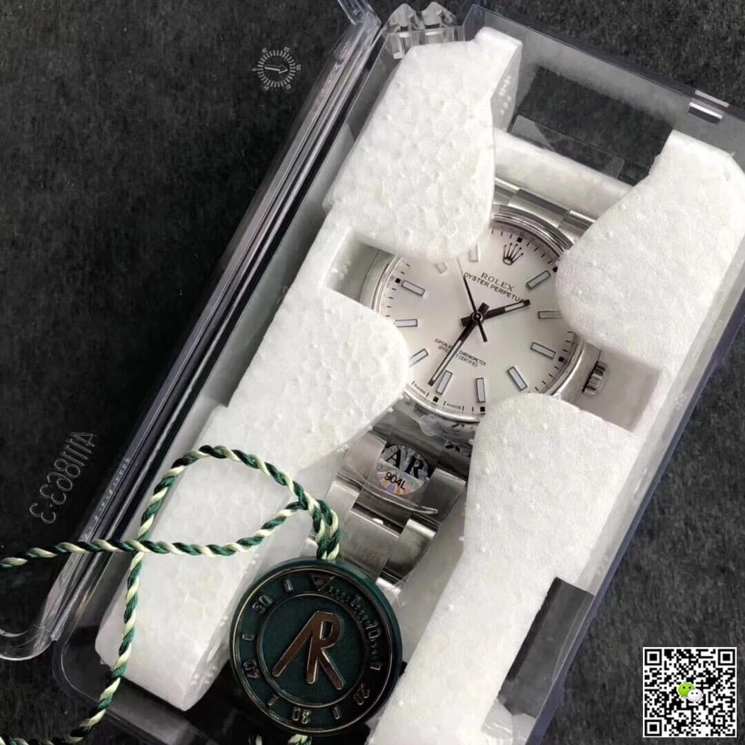 Rolex Oyster Perpetual 114300 39MM AR Factory 1:1 Best Edition Replica Watch Stainless Steel Strap