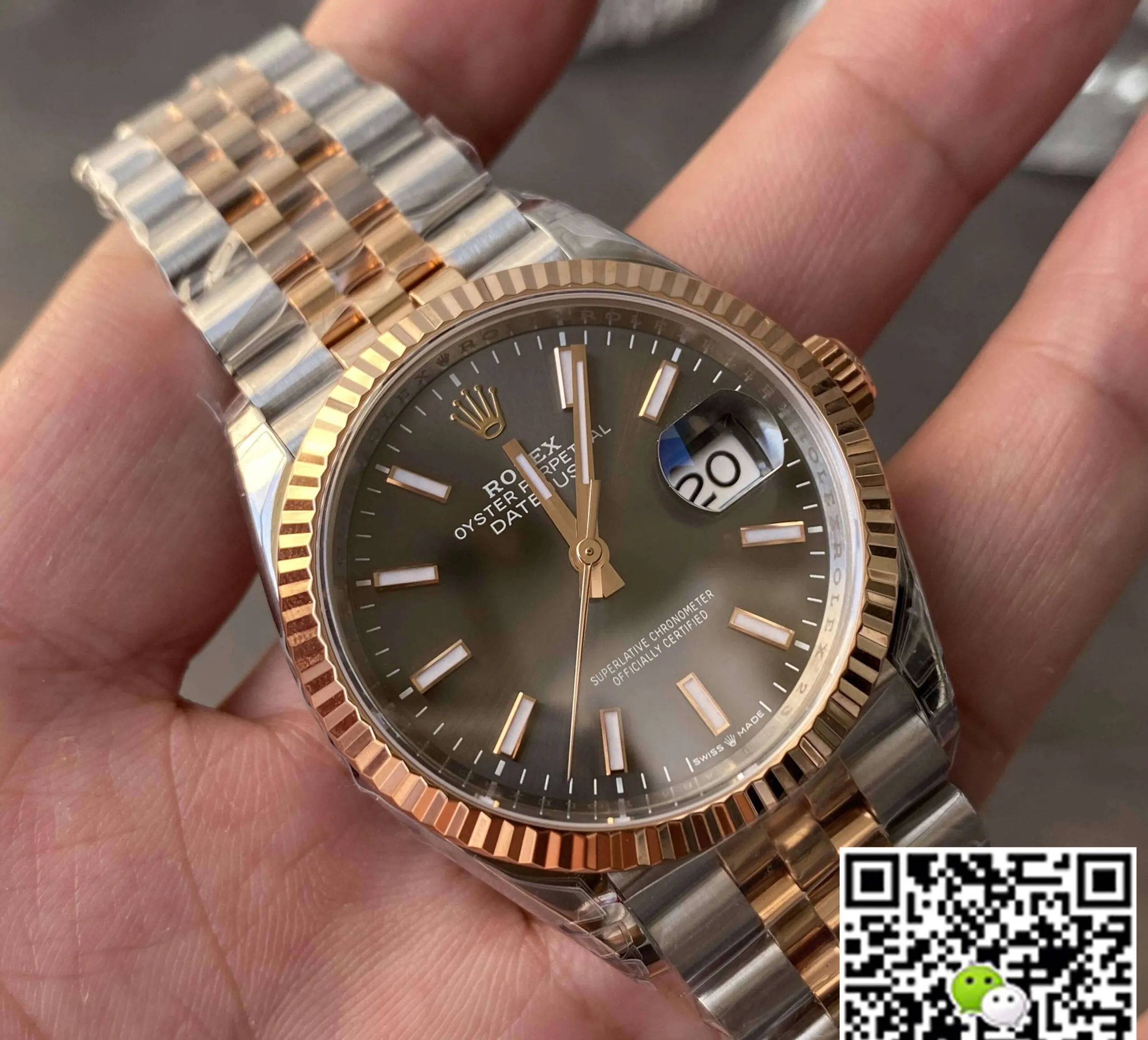 Rolex Datejust M126231-0013 36MM VS Factory 1:1 Best Edition Replica Watch Gray Dial
