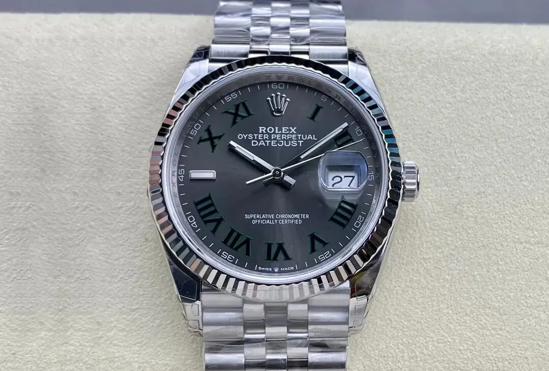 Rolex Datejust M126234-0045 36MM VS Factory 1:1 Best Edition Replica Watch Gray Dial