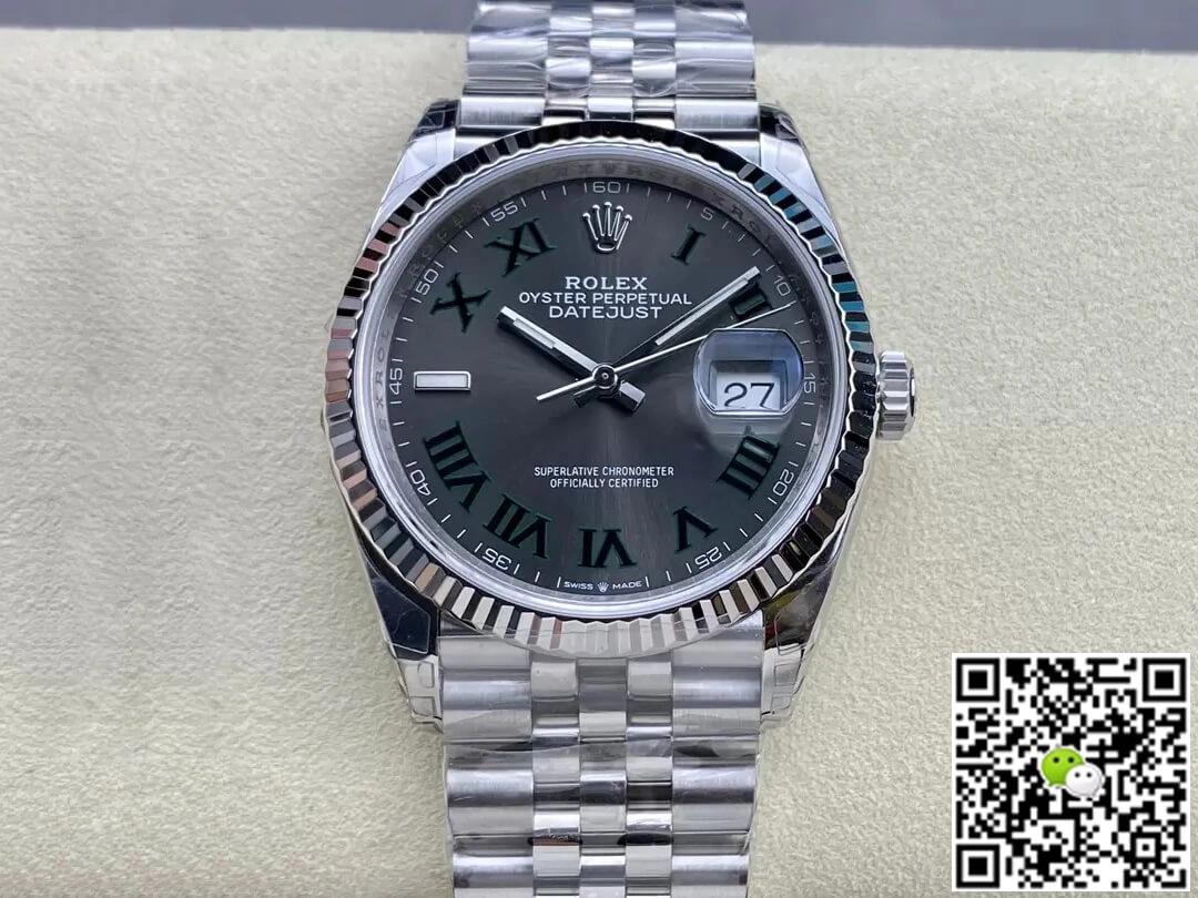 Rolex Datejust M126234-0045 36MM VS Factory 1:1 Best Edition Replica Watch Gray Dial