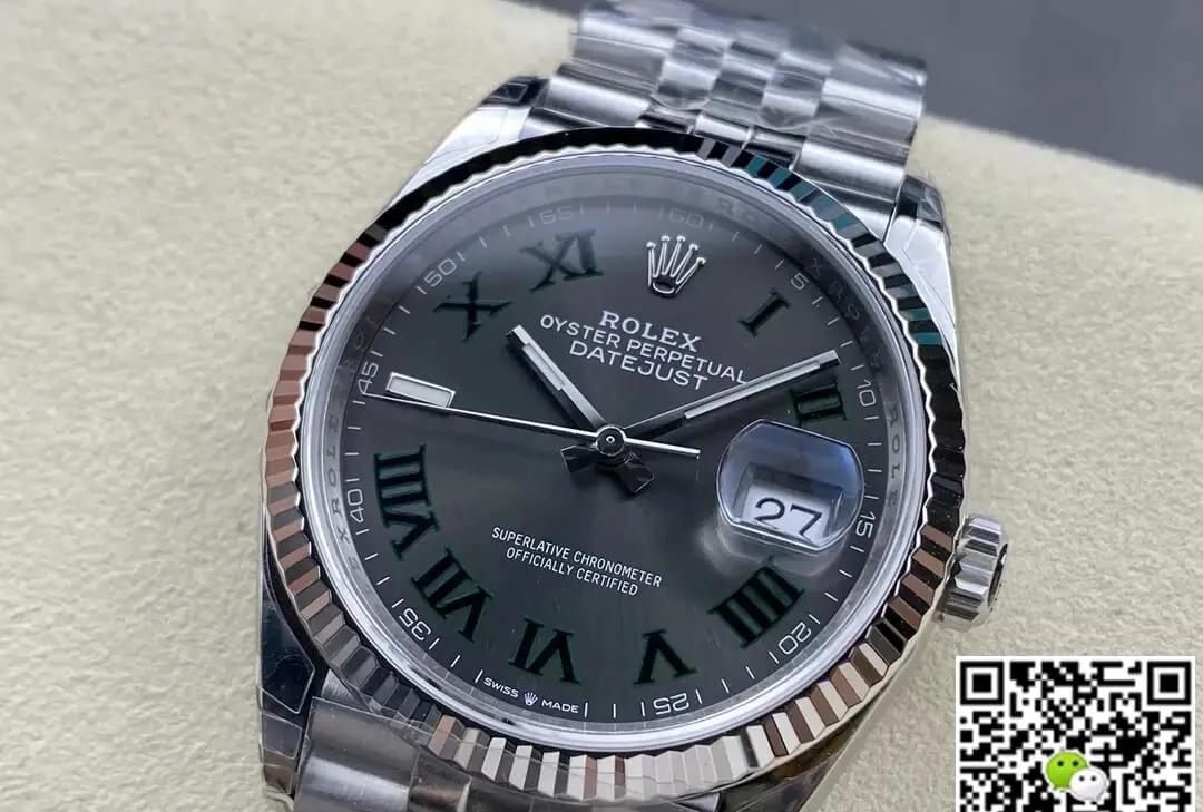 Rolex Datejust M126234-0045 36MM VS Factory 1:1 Best Edition Replica Watch Gray Dial