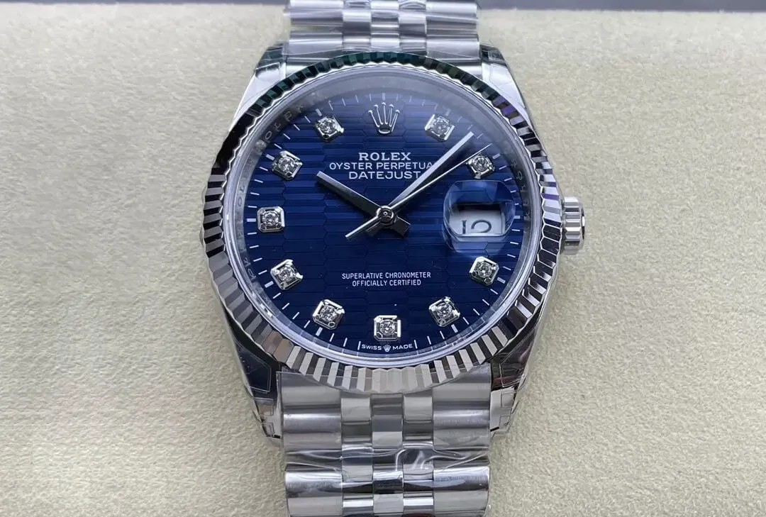 Rolex Datejust M126234-0057 36MM VS Factory 1:1 Best Edition Replica Watch Blue Dial