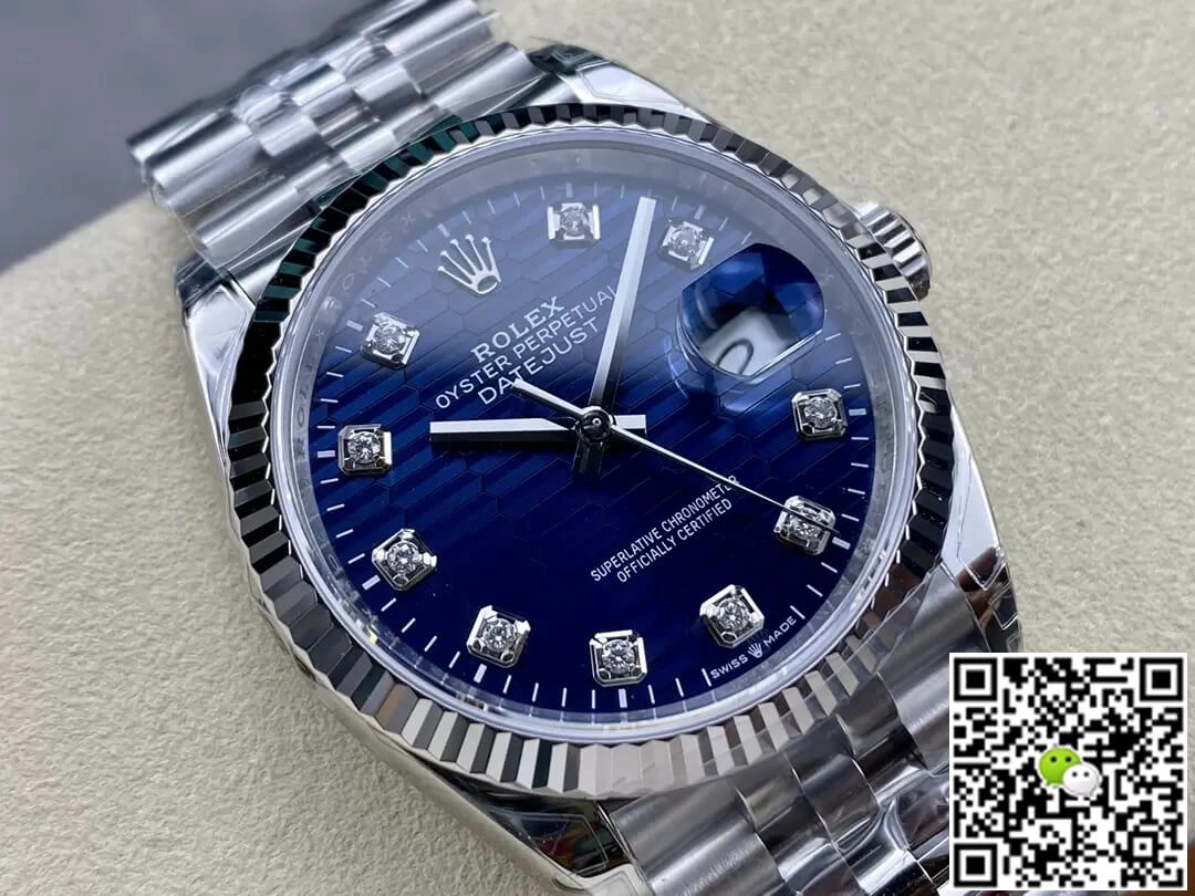Rolex Datejust M126234-0057 36MM VS Factory 1:1 Best Edition Replica Watch Blue Dial