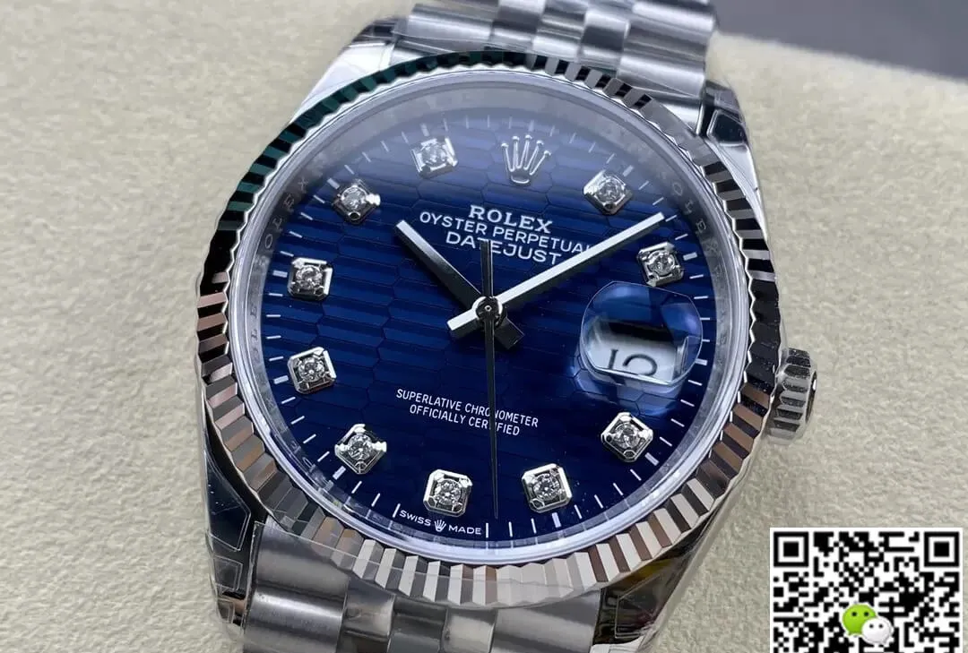 Rolex Datejust M126234-0057 36MM VS Factory 1:1 Best Edition Replica Watch Blue Dial