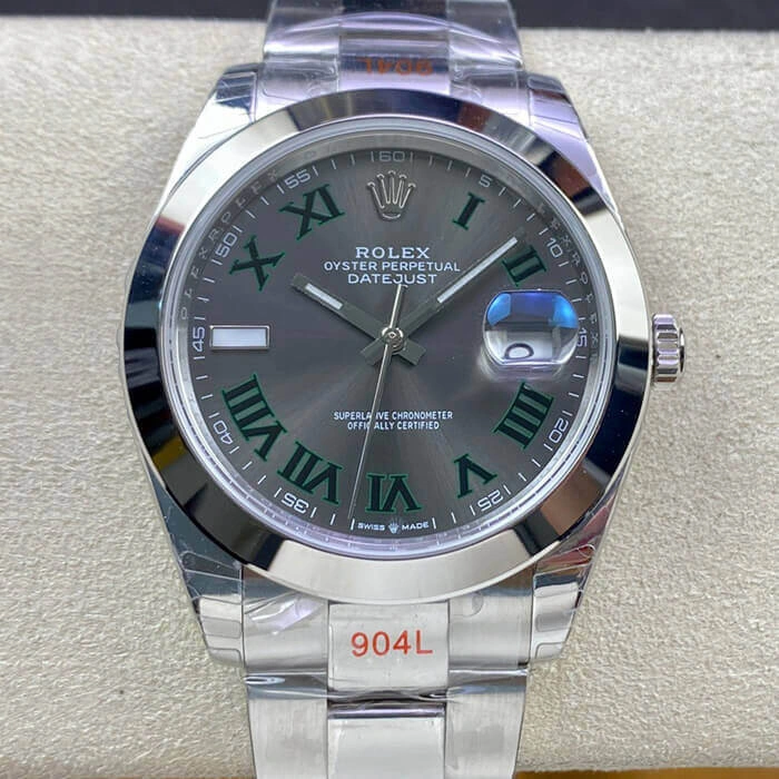 Rolex Datejust M126300-0013 41MM EW Factory 1:1 Best Edition Replica Watch Grey Dial