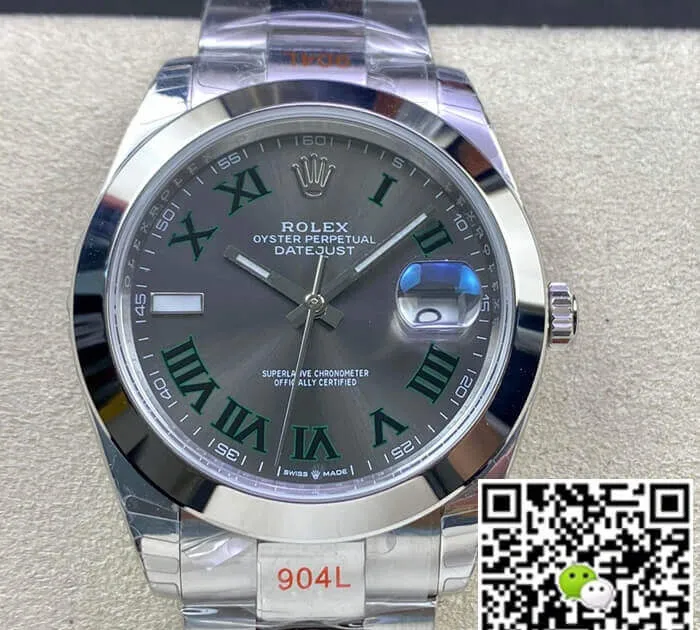 Rolex Datejust M126300-0013 41MM EW Factory 1:1 Best Edition Replica Watch Grey Dial