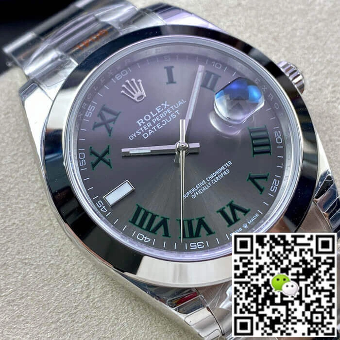 Rolex Datejust M126300-0013 41MM EW Factory 1:1 Best Edition Replica Watch Grey Dial