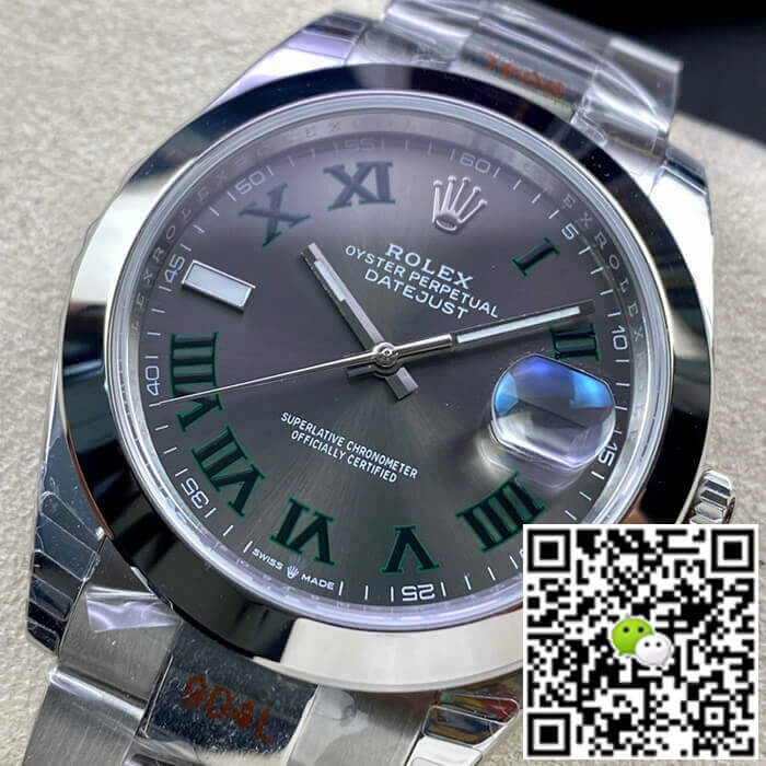 Rolex Datejust M126300-0013 41MM EW Factory 1:1 Best Edition Replica Watch Grey Dial