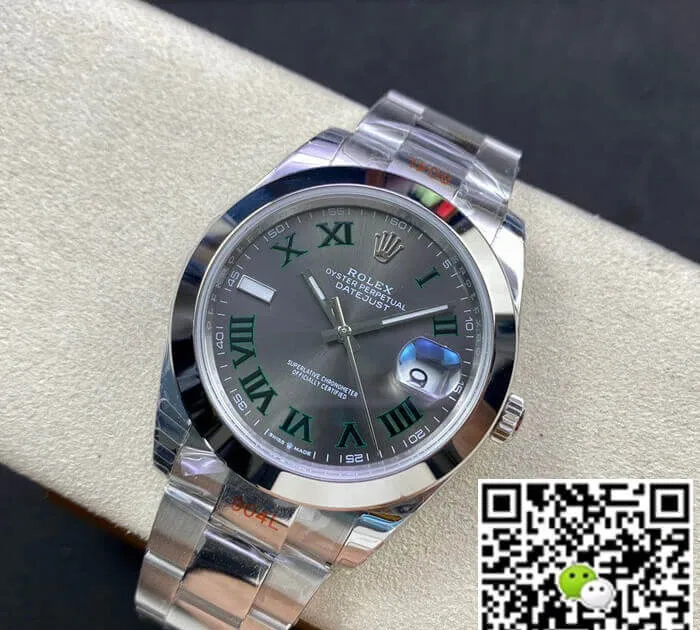 Rolex Datejust M126300-0013 41MM EW Factory 1:1 Best Edition Replica Watch Grey Dial