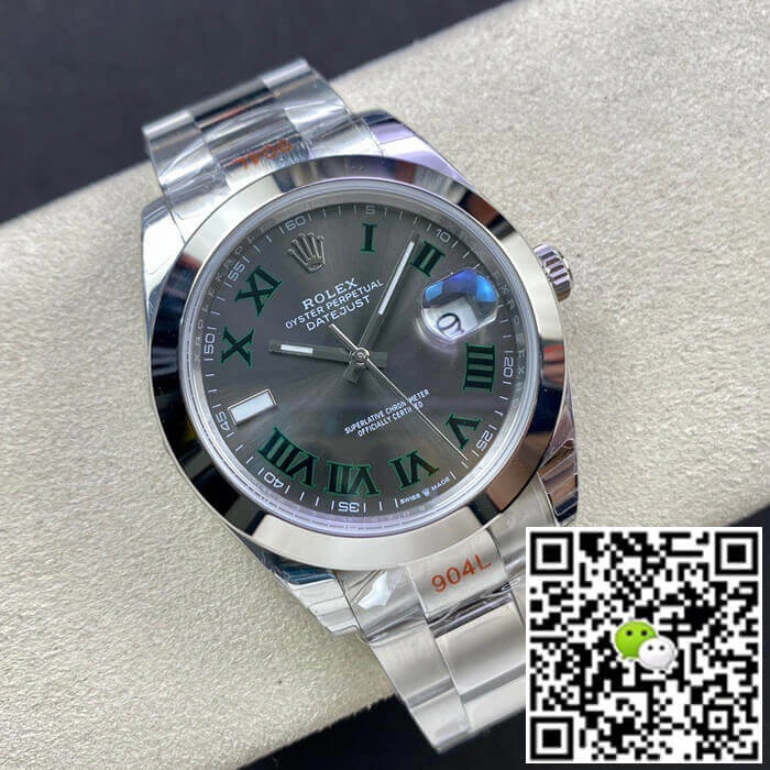 Rolex Datejust M126300-0013 41MM EW Factory 1:1 Best Edition Replica Watch Grey Dial