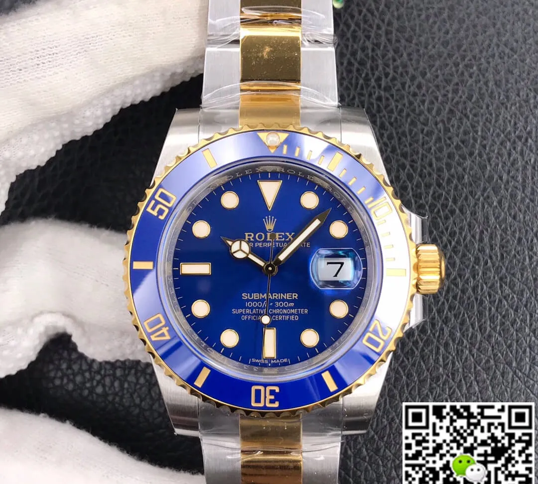 Rolex Submariner 116613LB-97203 VS Factory 1:1 Best Edition Replica Watch Blue Bezel