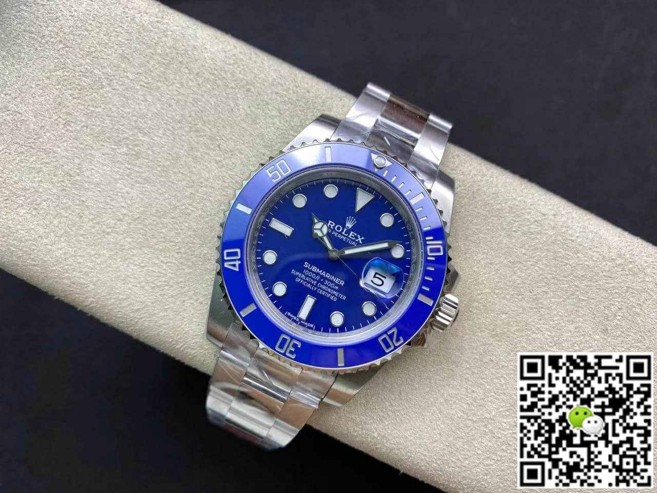Rolex Submariner 116619LB-97209 VS Factory 1:1 Best Edition Replica Watch Blue Bezel