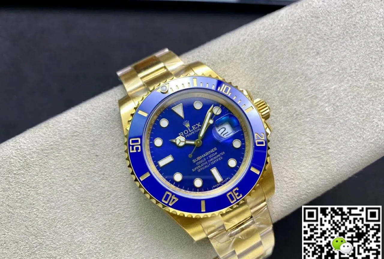Rolex Submariner M116618LB-0003 VS Factory 1:1 Best Edition Replica Watch Gold Strap