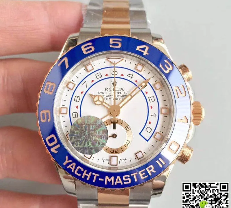 Rolex Yacht-Master II 116681 JF Factory 1:1 Best Edition Replica Watch Swiss ETA7750