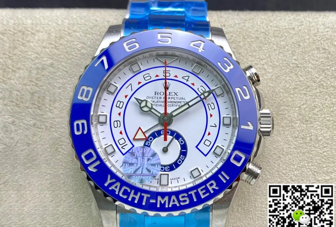 Rolex Yacht-Master M116680-0002 JF Factory 1:1 Best Edition Replica Watch Blue Bezel