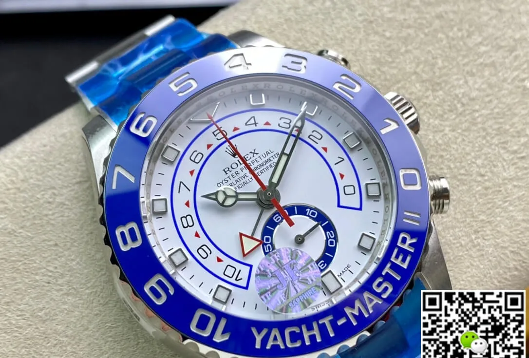 Rolex Yacht-Master M116680-0002 JF Factory 1:1 Best Edition Replica Watch Blue Bezel