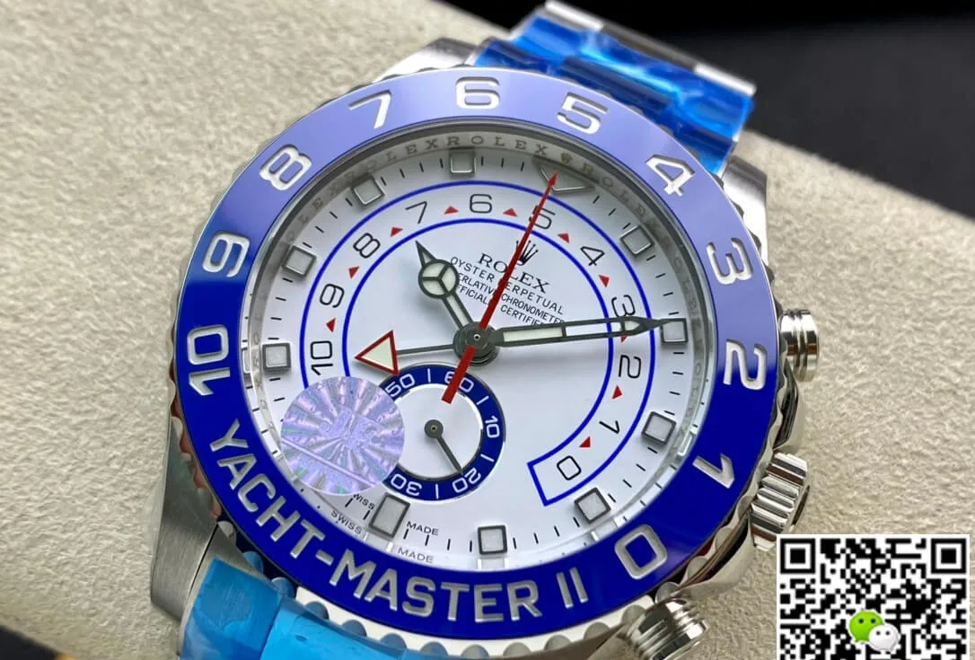 Rolex Yacht-Master M116680-0002 JF Factory 1:1 Best Edition Replica Watch Blue Bezel