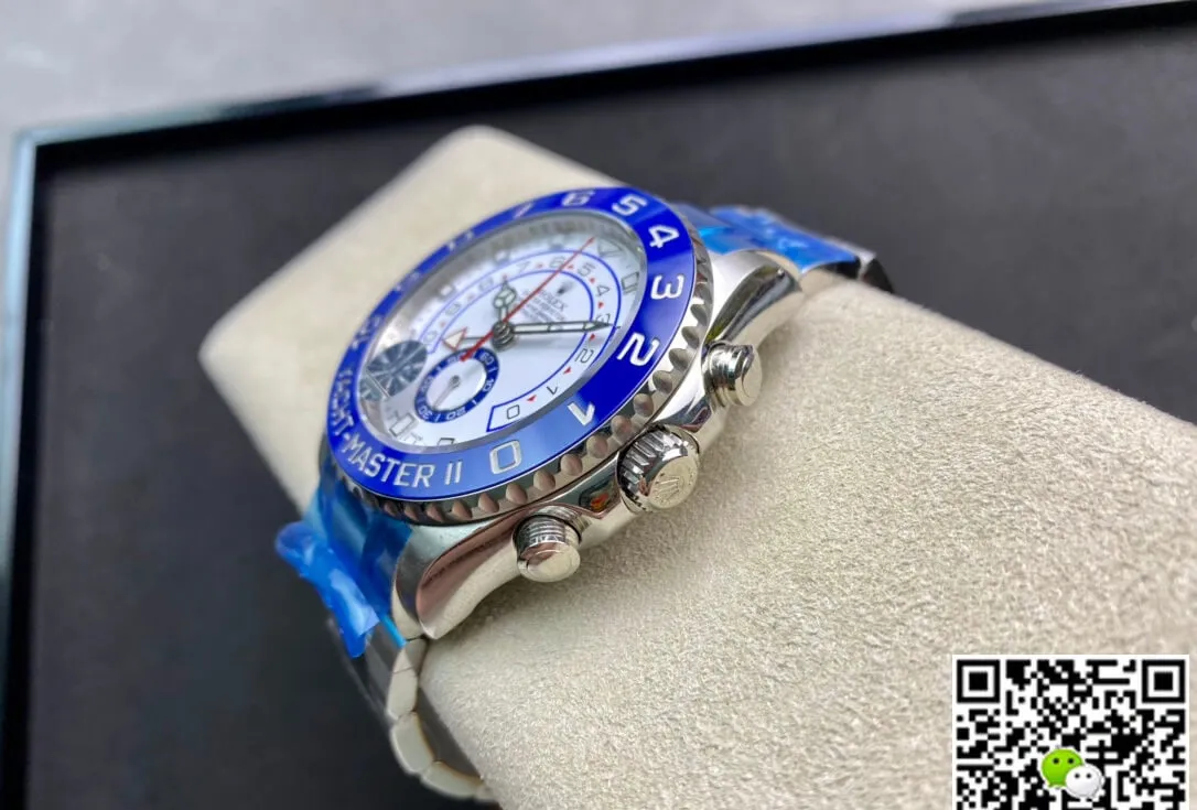 Rolex Yacht-Master M116680-0002 JF Factory 1:1 Best Edition Replica Watch Blue Bezel
