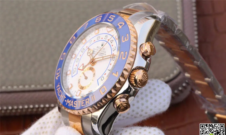 Rolex Yacht-Master M116681-0002 JF Factory 1:1 Best Edition Replica Watch White Dial