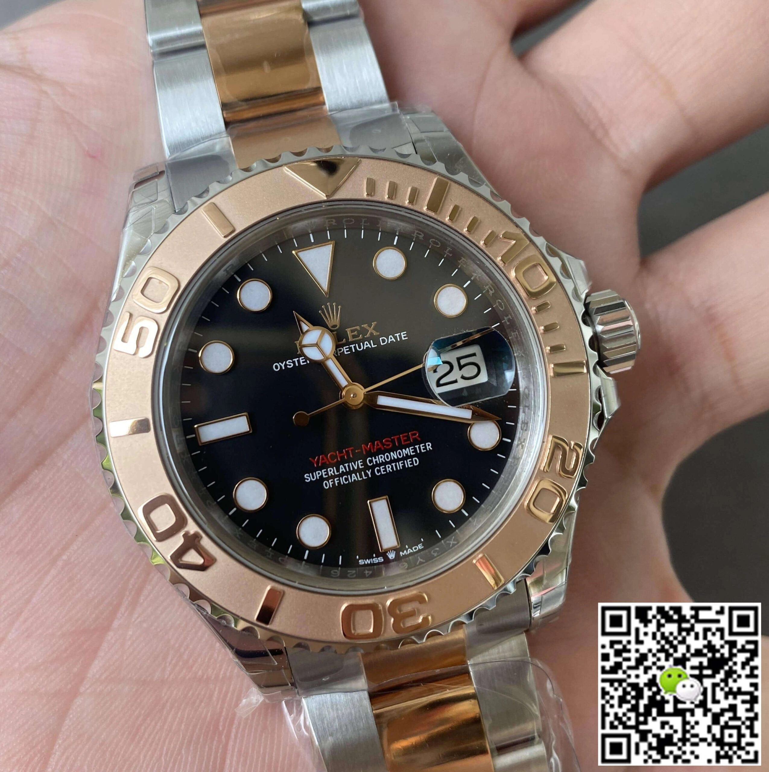 Rolex Yacht Master M126621-0002 VS Factory 1:1 Best Edition Replica Watch Black Dial