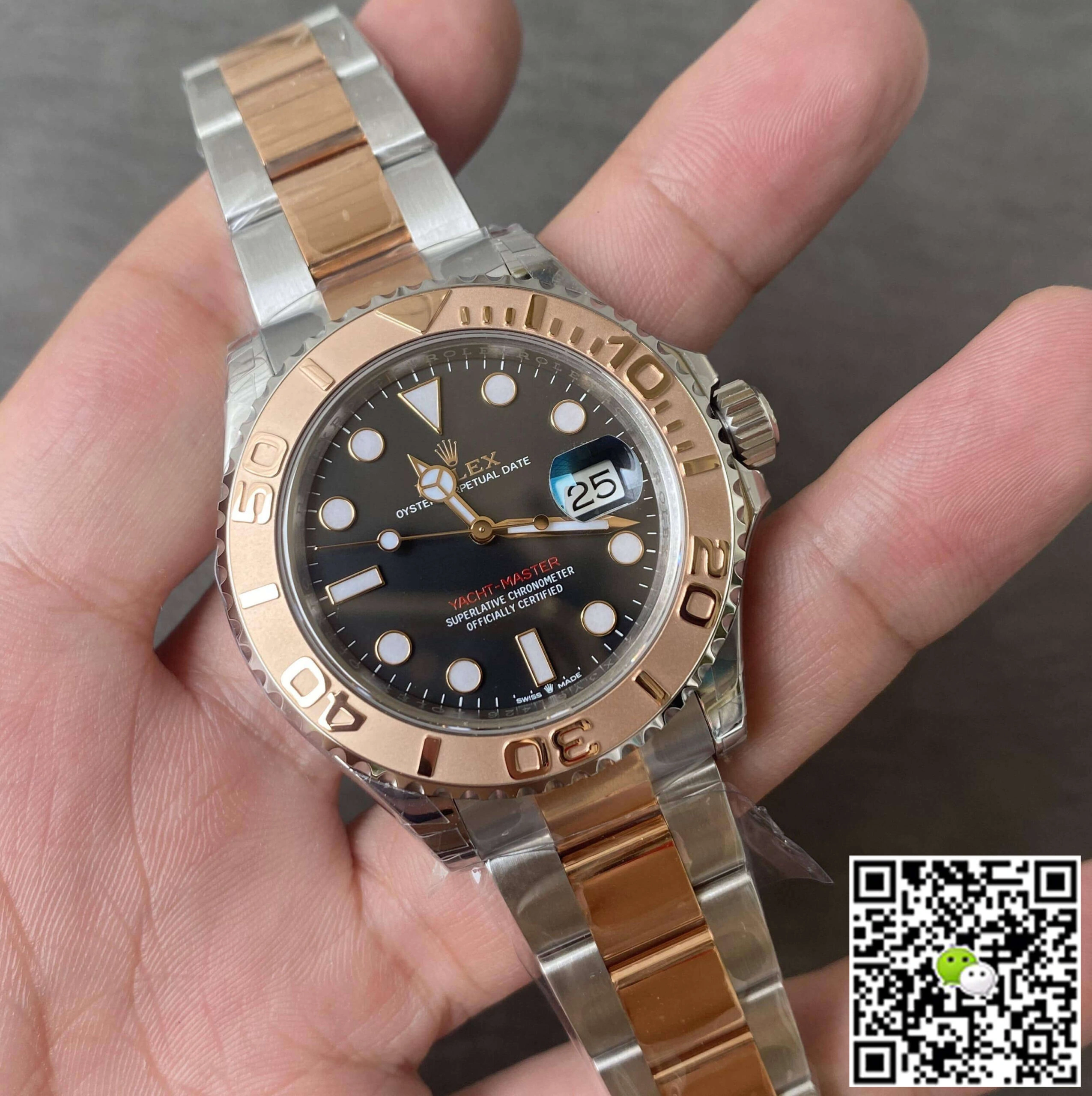 Rolex Yacht Master M126621-0002 VS Factory 1:1 Best Edition Replica Watch Black Dial