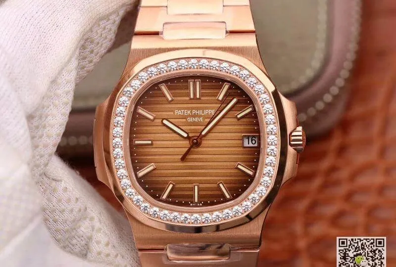 Patek Philippe Nautilus 5711 PF factory V2 Men Watches 1:1 Best Edition Replica Watch Swiss ETA324 Rose gold dial