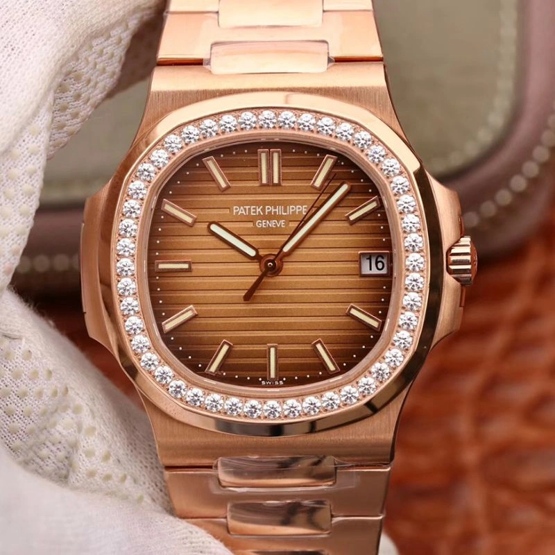 Patek Philippe Nautilus 5711 PF factory V2 Men Watches 1:1 Best Edition Replica Watch Swiss ETA324 Rose gold dial