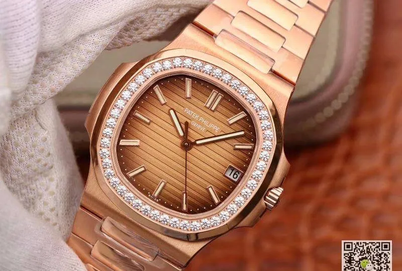 Patek Philippe Nautilus 5711 PF factory V2 Men Watches 1:1 Best Edition Replica Watch Swiss ETA324 Rose gold dial