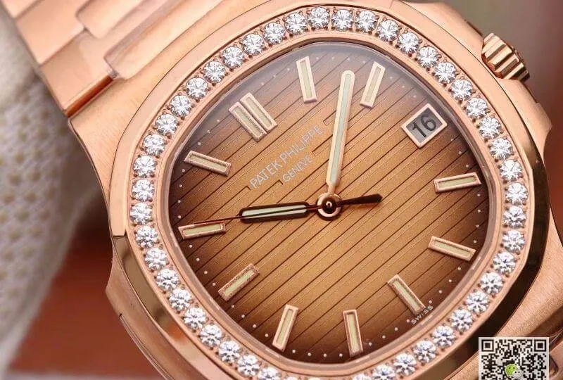 Patek Philippe Nautilus 5711 PF factory V2 Men Watches 1:1 Best Edition Replica Watch Swiss ETA324 Rose gold dial