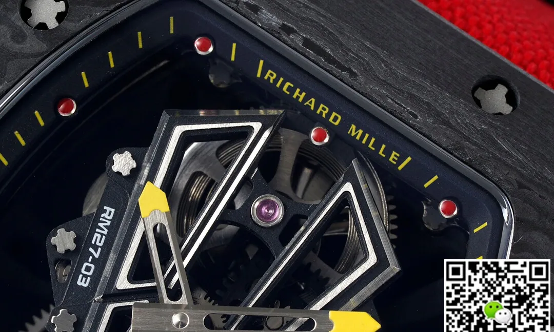 Richard Mille RM27-03 Rafael Nadal Tourbillon RM Factory 1:1 Best Edition Replica Watch Carbon Fiber Case