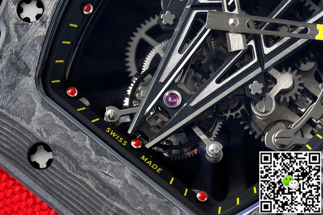 Richard Mille RM27-03 Rafael Nadal Tourbillon RM Factory 1:1 Best Edition Replica Watch Carbon Fiber Case