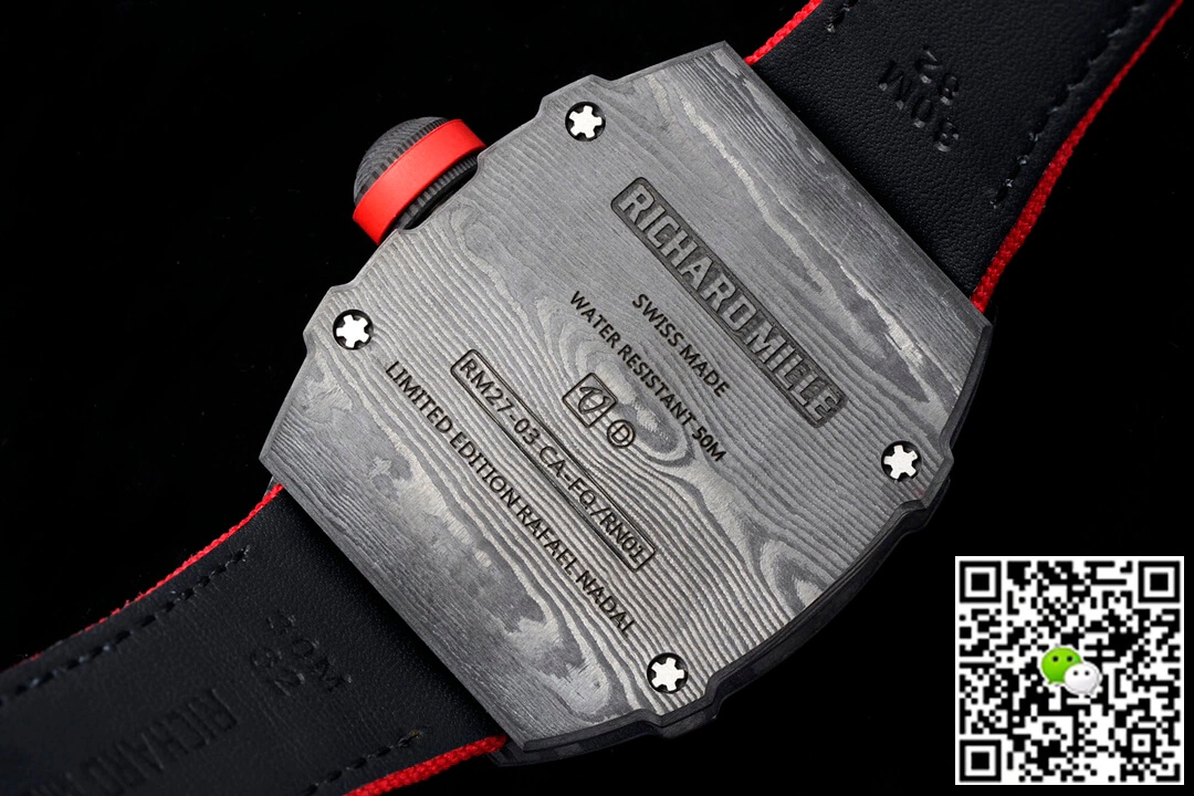 Richard Mille RM27-03 Rafael Nadal Tourbillon RM Factory 1:1 Best Edition Replica Watch Carbon Fiber Case