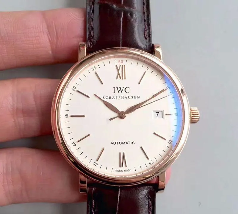 IWC Portofino IW356504 MKS Facroty 1:1 Best Edition Replica Watch Swiss ETA2892 White Dial