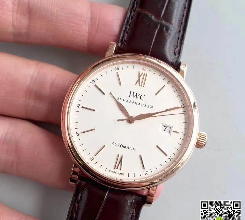 IWC Portofino IW356504 MKS Facroty 1:1 Best Edition Replica Watch Swiss ETA2892 White Dial