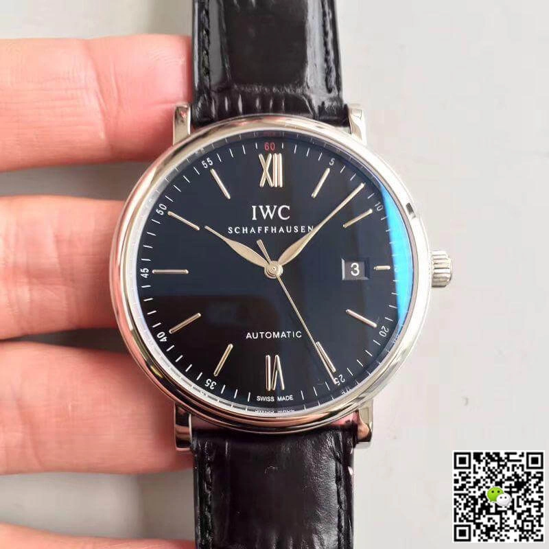 IWC Portofino IW356512 MKS Factory 1:1 Best Edition Replica Watch Swiss ETA2892 Black Dial