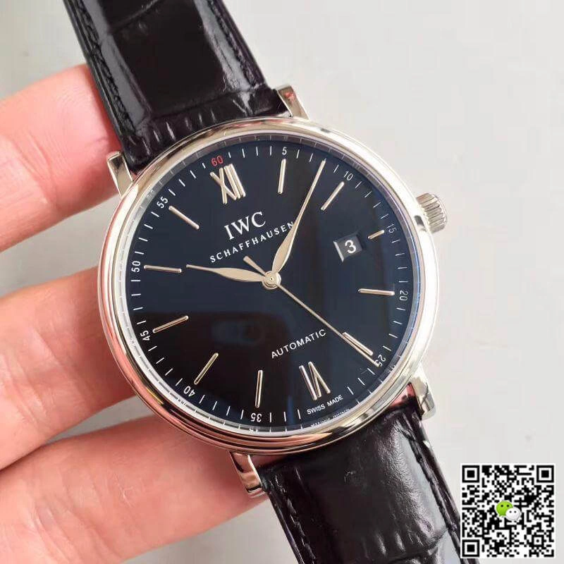 IWC Portofino IW356512 MKS Factory 1:1 Best Edition Replica Watch Swiss ETA2892 Black Dial