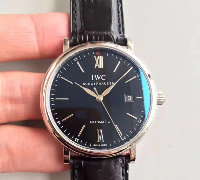 IWC Portofino IW356512 MKS Factory 1:1 Best Edition Replica Watch Swiss ETA2892 Black Dial
