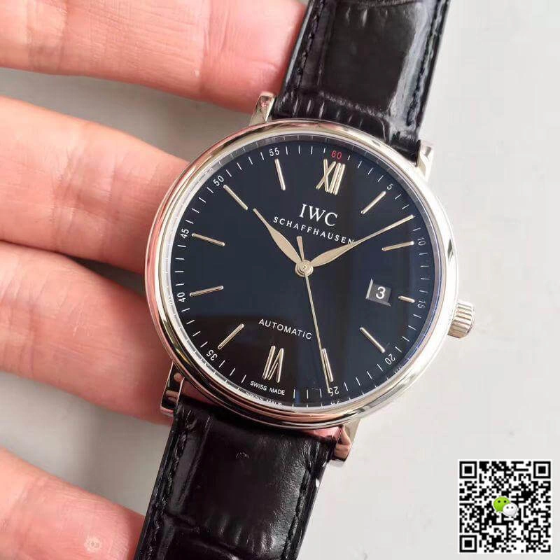 IWC Portofino IW356512 MKS Factory 1:1 Best Edition Replica Watch Swiss ETA2892 Black Dial