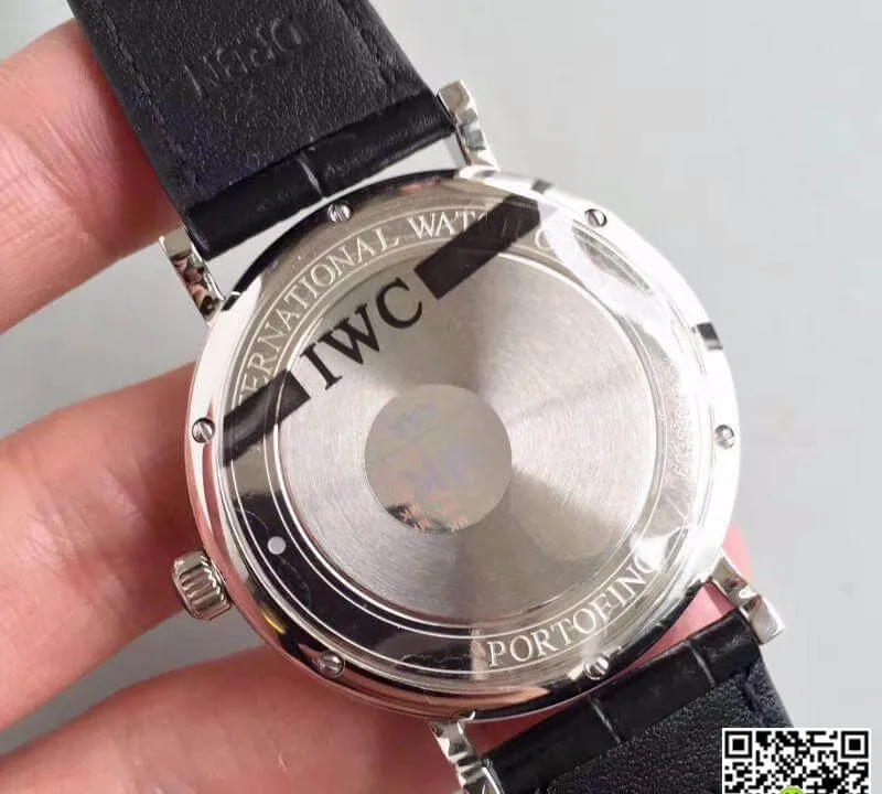 IWC Portofino IW356512 MKS Factory 1:1 Best Edition Replica Watch Swiss ETA2892 Black Dial