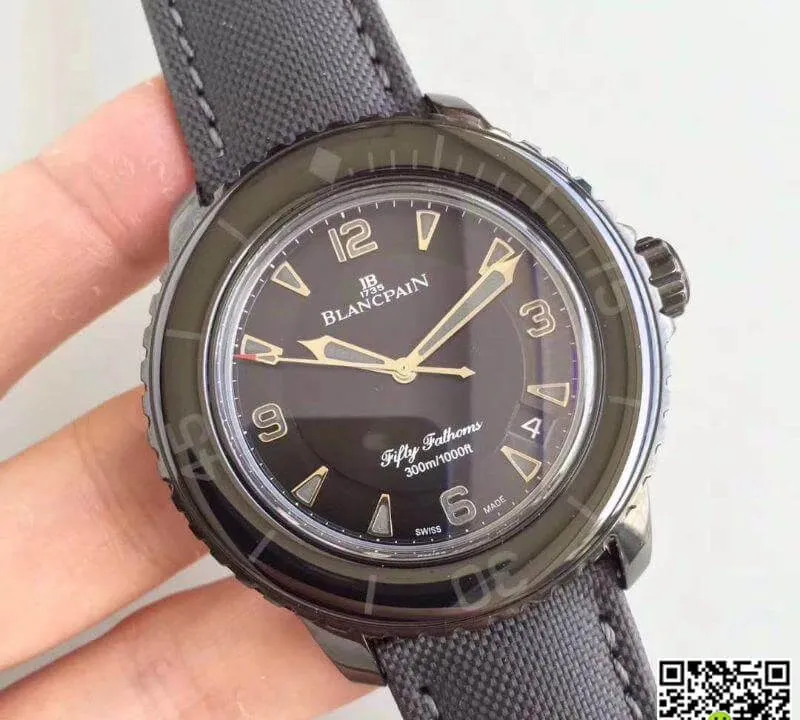 Blancpain Fifty Fathoms 5015-11C30-52 ZF Factory 1:1 Best Edition Replica Watch Swiss ETA1315