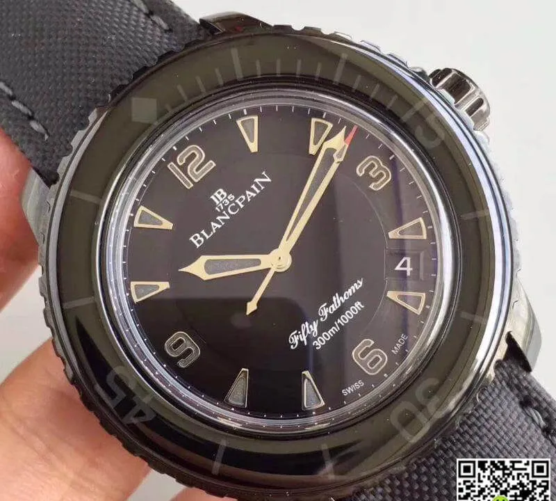 Blancpain Fifty Fathoms 5015-11C30-52 ZF Factory 1:1 Best Edition Replica Watch Swiss ETA1315