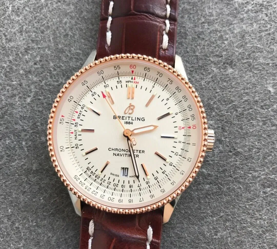 Breitling Navitimer 1 U17326211G1P2 V7 Factory 1:1 Best Edition Replica Watch Black Strap