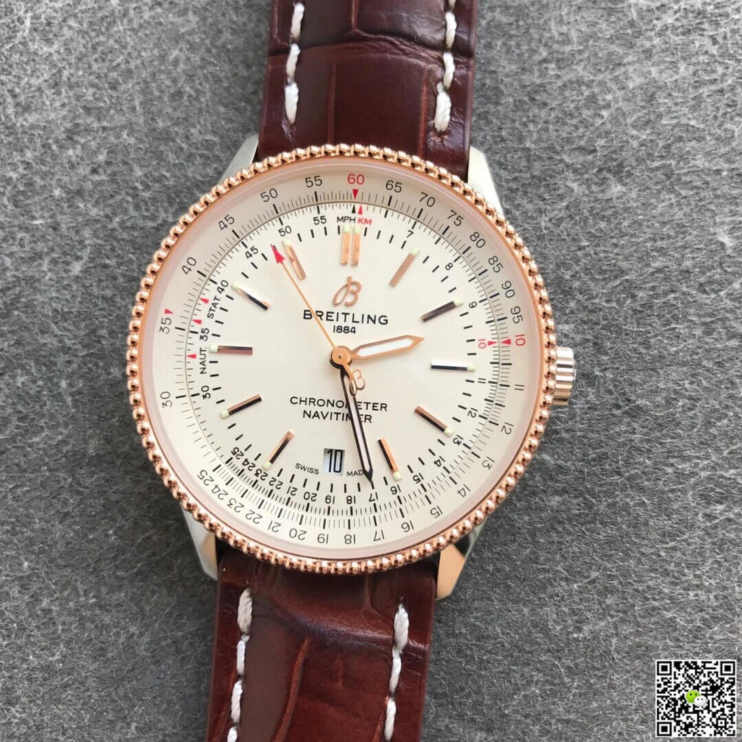 Breitling Navitimer 1 U17326211G1P2 V7 Factory 1:1 Best Edition Replica Watch Black Strap