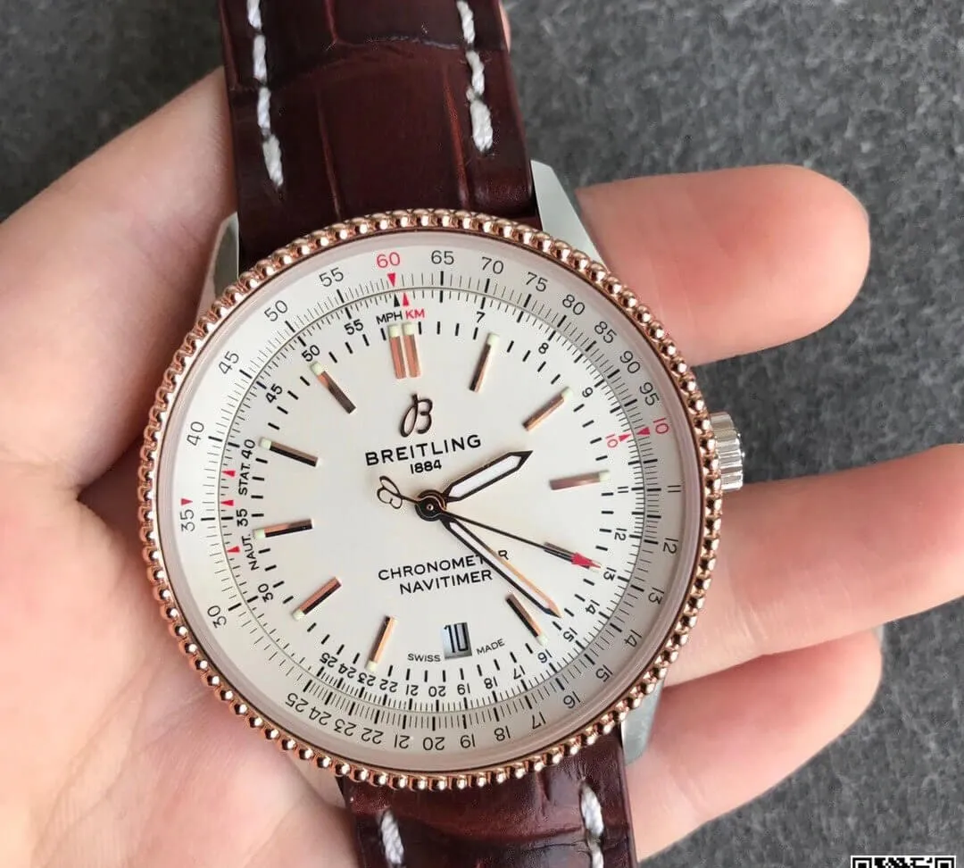 Breitling Navitimer 1 U17326211G1P2 V7 Factory 1:1 Best Edition Replica Watch Black Strap