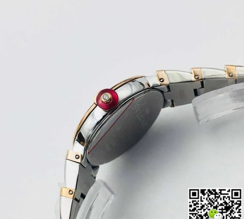 Bvlgari LVCEA 102194 BV Factory 1:1 Best Edition Replica Watch Rose Bezel White Dial
