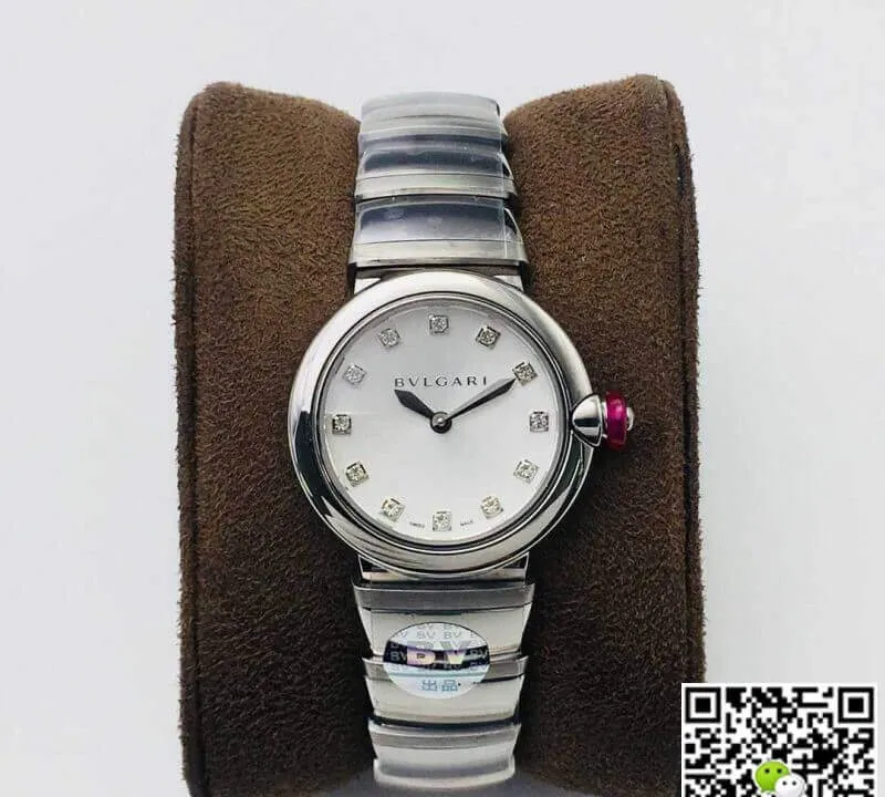 Bvlgari LVCEA 102196 BV Factory 1:1 Best Edition Replica Watch Stainless Steel Strap