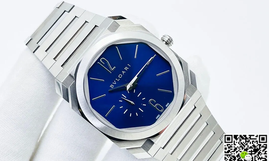 Bvlgari Octo Finissimo 103431 BV Factory 1:1 Best Edition Replica Watch Silver Strap